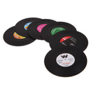 6pcs Useful Vinyl Coaster Cup Drinks Holder Mat Tableware Placemat