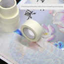 20m/Roll Anti-dirty Masking Tape Adhesive White Craft DIY Cross Stitch Stickers