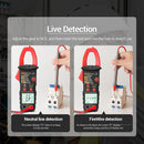 Digital True RMS Clamp Multimeter Ammeter Voltmeter Capacitance Diode Teste