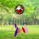 DIY Diamond Painting Acrylic Wind Chime Pendant Crafts Art Decor (Santa) Newly