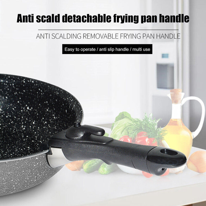 Detachable Removable Pan Pot Handle Anti-Scalding Cookware Clip Hand Grip