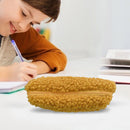 Stationery Storage Plush Pen Case Student School Pencil Organizer (Yellow) Newly