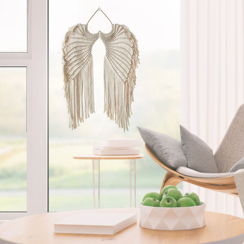 Wings Shape Cotton Pendant Eco-Friendly Wall Art Suitable for Bedroom Gallery