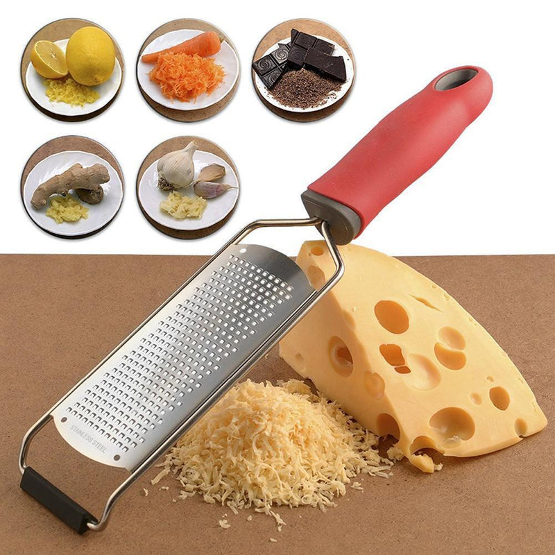 Stainless Steel Garlic Ginger Lemon Grating Zester Cheese Grater Utensil
