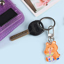Cartoon Acrylic Pendant Keychain Korean Wallet Backpack Keyring Keyring (F)