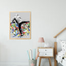 5D Diamond Painting Kit Graffiti Full Round Drill Rhinestone DIY Wall Art Crafts