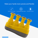 Guitar Hand Finger Exerciser Grip Power Trainer (Kids Yellow Gray 3 lbs)
