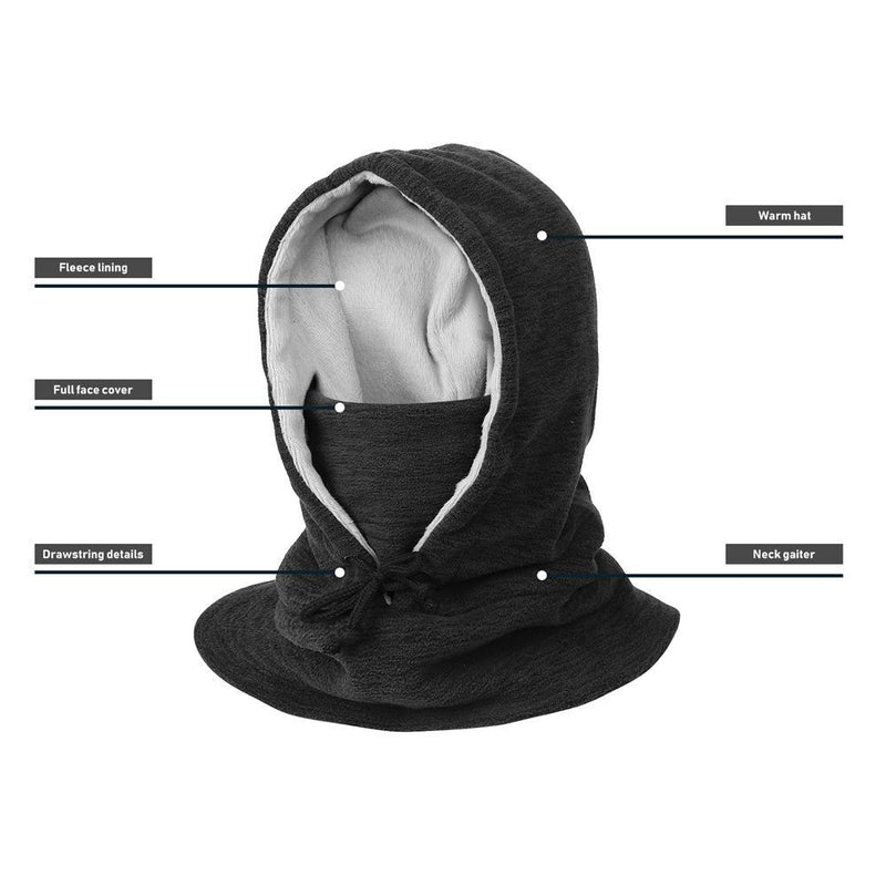 Winter Windproof Warm Plush Warm Cap Full Face Motorcycle Hat Cycling Hat