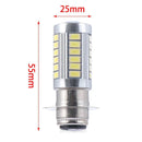 DRL White 33smd 5730 H6 BA20D Led Bulb Motor Bike Light Motorcycle Headlight