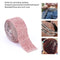 #A 1m Rhinestone Tape Applicator Ribbon Glitter Self-adhesive Crystal DIY Sticke
