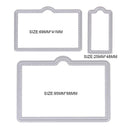 3pcs Frame DIY Scrapbooking the Card Metal Steel Punching Molds Stencils