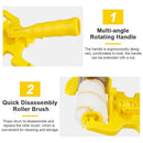 Safe Tool Roller Brush Room Paint Brushes Clean-Cut Paint Edger Chemical Fiber