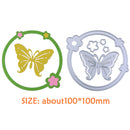 2pcs Butterfly Metal Embossing Cutting Dies Stencils DIY Scrapbooking Craft-1900