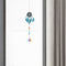 2pcs Crystal Wind Chimes Diamond Hanging Light Catcher Home Decor (ZH006)