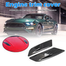Hood Air Intake Scoop Vent Trim for Ford Mustang 15-17 (Carbon Fiber Look) Newly