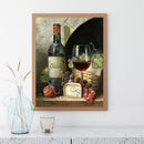 Diamond Painting 5D Full Round Drill Mosaic DIY Grape Wine Kit Wall Decorations