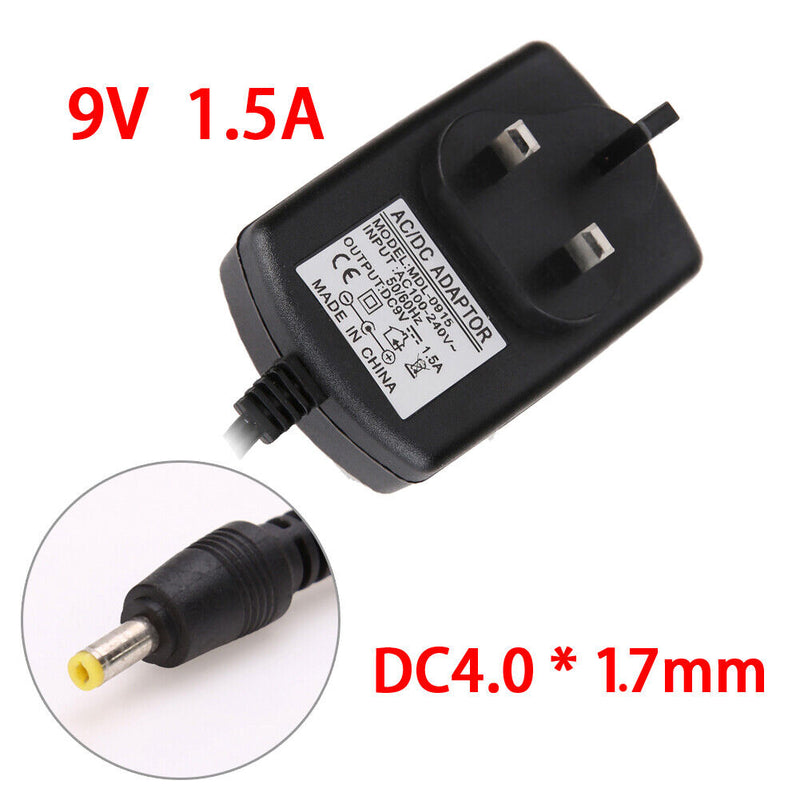 AC to DC 4.0mmx1.7mm 9V 1.5A Switching Power Supply Adapter