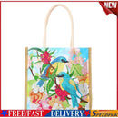 Blue Tit Diamond Painting Handbag DIY Linen Shopping Tote Bag (AA1038)