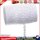 33FT Garland Diamond Acrylic Crystal Bead Curtain Wedding DIY Party Decor Newly
