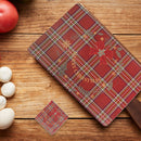 12pcs Christmas Placemat Ornament for Home Kitchen Table Desk Mat Christmas Gift