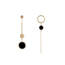 Girl Fashion Niche Earrings Asymmetrical Eardrop Stud Earring Geometric Dangler