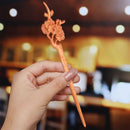 Wood Hair Sticks Chinese Hair Chopsticks for Buns Hairpin Handmade (1pc)
