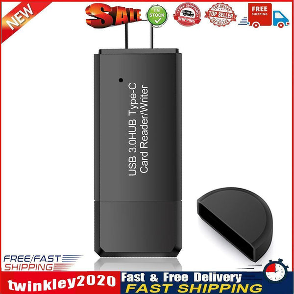 YC-432 Memory Card Reader USB C to USB 3.0 OTG Adapter for Laptop Phone Newly