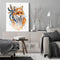 Frameless Oil Paint By Numbers DIY Fox Picture Craft Kit for Home Living Room