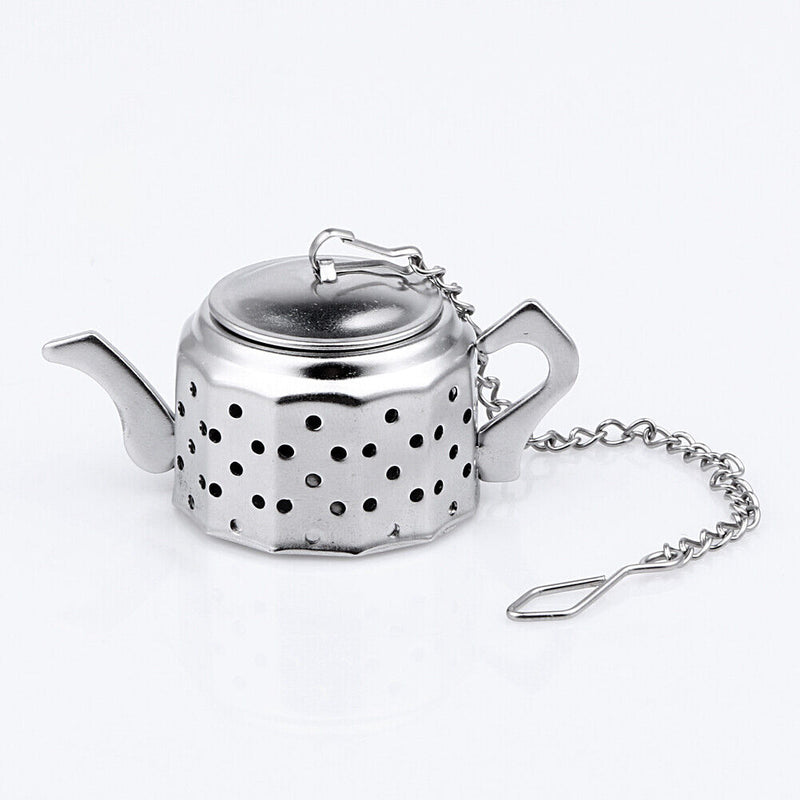 Stainless Steel Teapot Tea Infuser Spice Drink Strainer Herbal Filter Newly