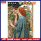 Elegant Woman Canvas Kit Needlework DIY Cross Stitch 14CT Stamped Print Artwo