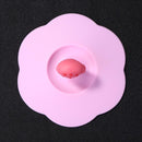 Torx Silicone Cup Cover Heat-resistant Leakproof Reusable Cartoon Lid (Ice)
