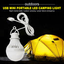 Portable Mini Tent Work Light LED Bulb Emergency Lamp Camping Hiking Lighti