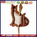 Wooden Animal Pattern Shawl Closure Knitting Lovers Gift Women Jewelry Access