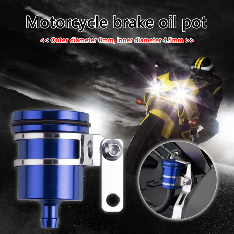 Universal Motorcycle Brake Fluid Reservoir Rear Front Clutch Tank Oil Fluid Cup