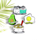 Backpack Collar Badge Lapel Pin Corsage Enamel Cartoon Brooch "I Love You 3000"