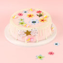 Decoration Bakeware Wedding Water Paper Glutinous Rice Cupcake Topper Flowers