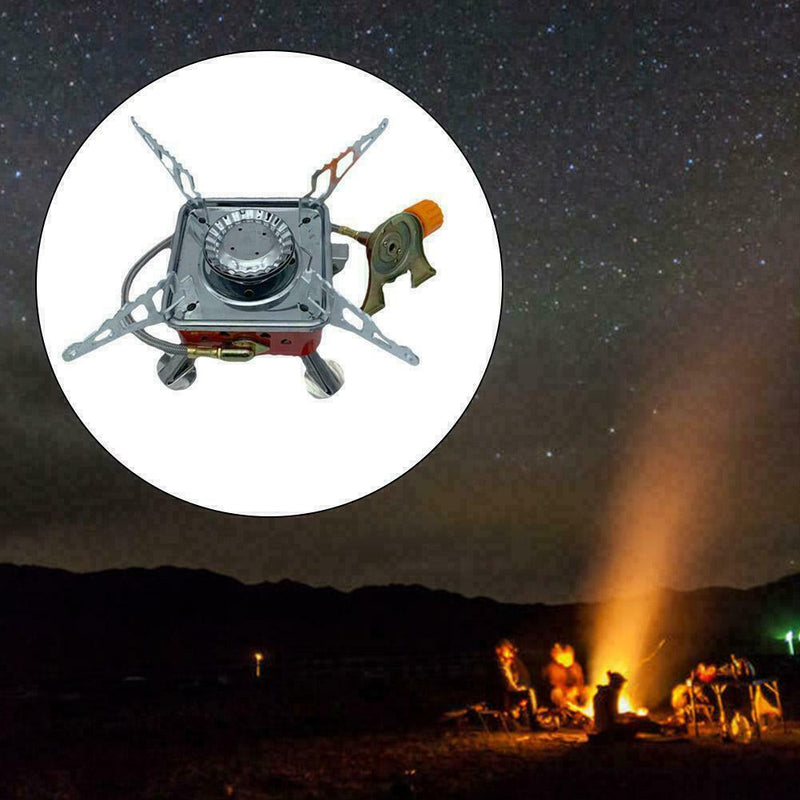 Portable Gas Camping Stoves Butane Propanes Burners Outdoor Picnic Z7H1 B9E1