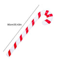 Inflatable Candy Canes PVC Candy Canes Balloons Costume Prop (90cm Stripe)
