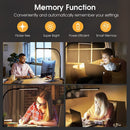 Flexible 3 Modes 10 Brightness Dimmable LED Desk Lamp Clip Light with Clamp
