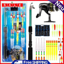 1.6m Fishing Rod Rollers Telescope Full Sea Boat Fishing Combo Accessory Kits