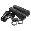 Bike Bicycles Cycling Ergonomic Lock-On Handlebar Grips Bar Ends Black  Newly