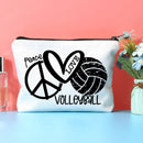 Women Cosmetic Bag Linen Pencil Bag Waterproof Printed Canvas Travel Bag Gifts