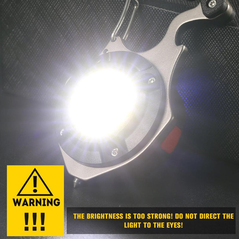 800 Lumens Mini COB Flashlights Bright Rechargeable Keychain Small Flashlight`