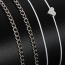 Love Heart for Women Feet Jewelry Women Plated Anklet Anklets Foot Bracelets