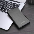 USB 3.0 Hard Disk Case External Enclosure Box for 2.5 inch HDD SSD (Black)