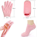 2 Pairs Moisturizing Gel Spa Gloves Socks Set Soft Repair Cr