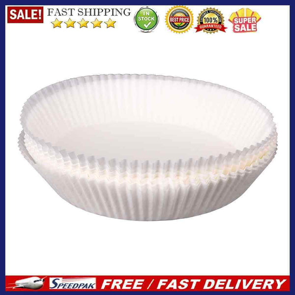 50pcs Air Fryer Steamer Liners Kitchen Round Baking Air Fryer Paper Pad Mats