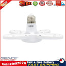 E27 28W 6000LM LED Garage Ceiling Light Fixture Deformable Work Shop Lamp Newly