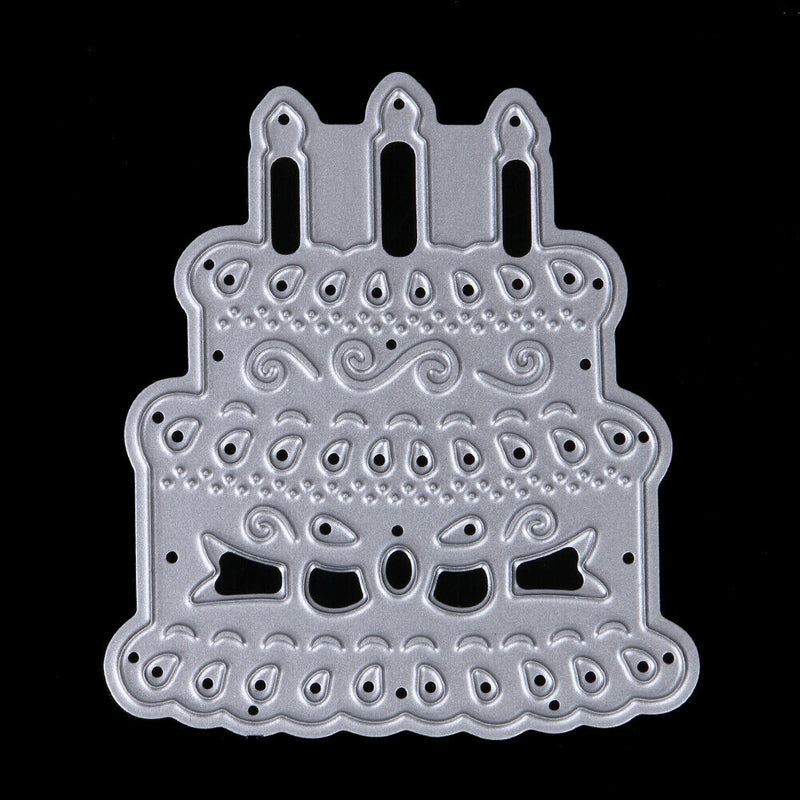 Candle Cake Die Cuts Metal Cutting Dies in Scrapbooking Embossing Folder Newly