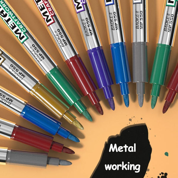 Waterproof Hand Painted DIY Album Fade-proof Marker Pen Metallic Pen Craftwork